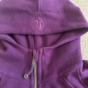 Lululemon scuba full zip Purple Hoodie M/L